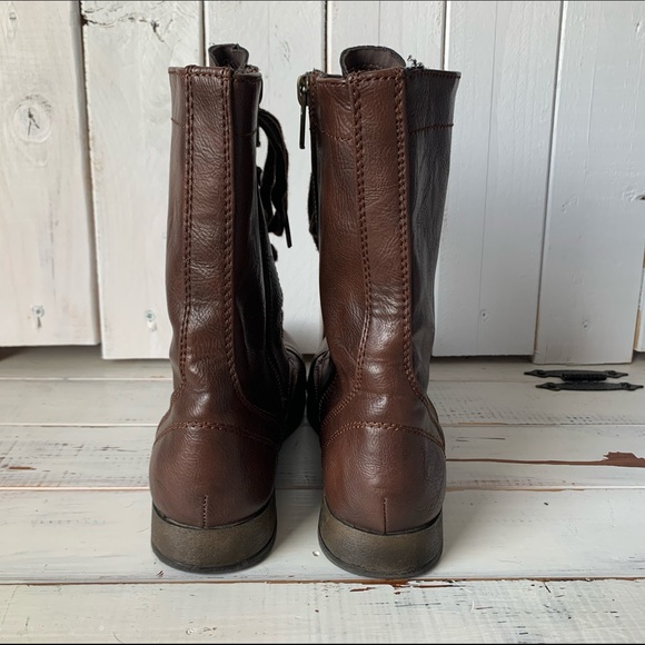 SOLD Brown Riding / Combat Boots - Picture 6 of 7